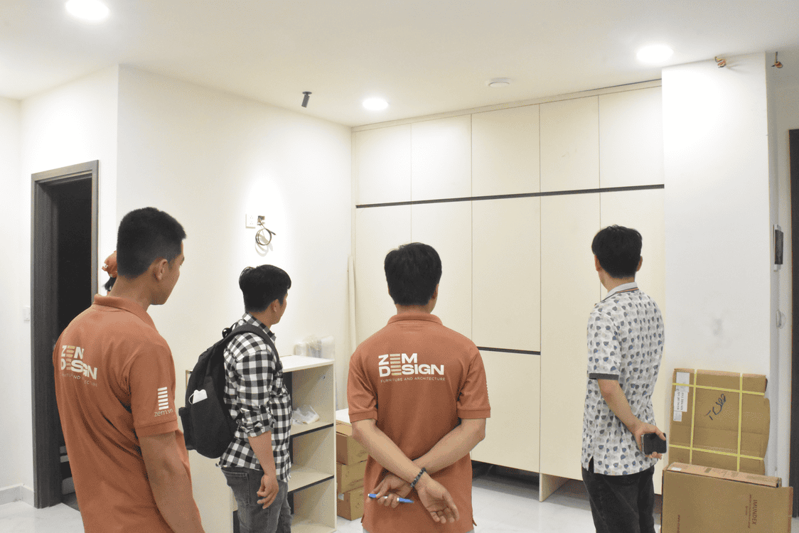 Kiểm tra bàn giao thi công nội thất