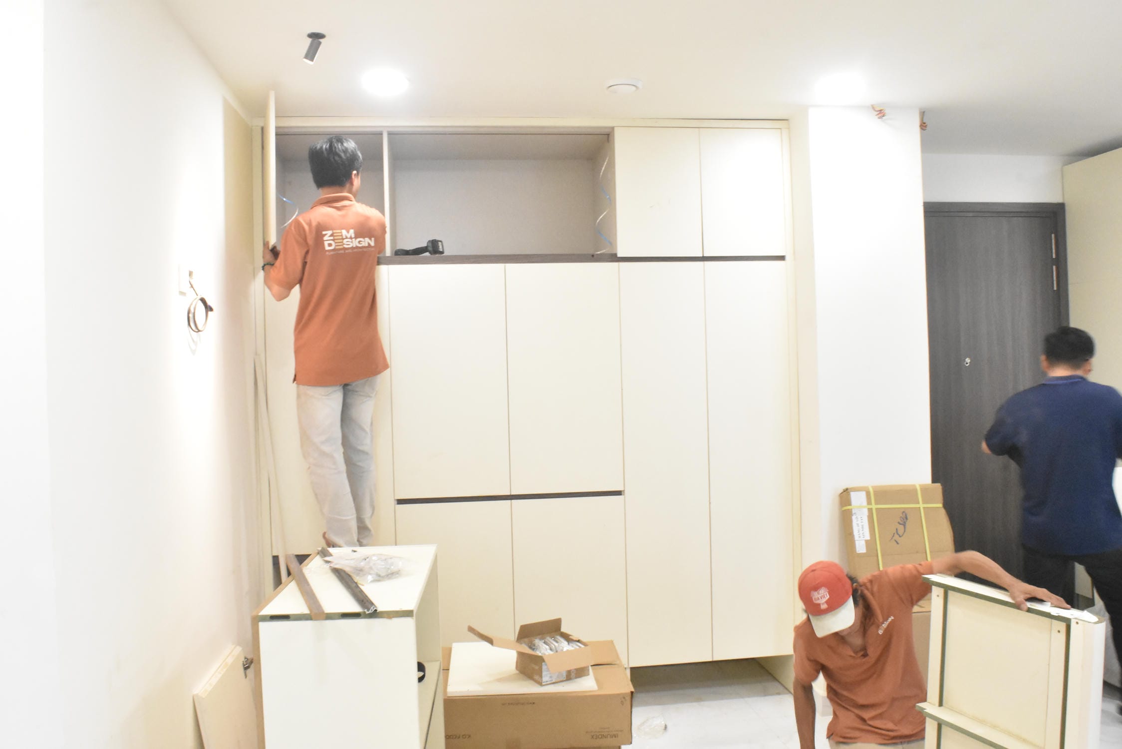 ZEM Thi công lắp đặt nội thất tại căn hộ chung cư