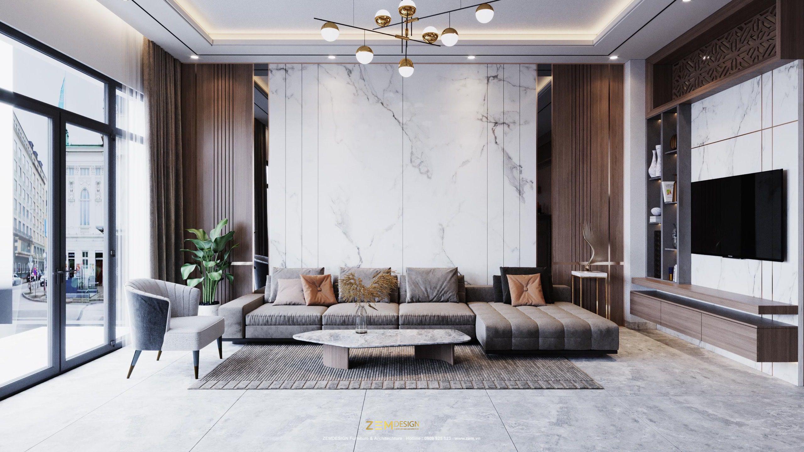 Thiết kế nội thất phong cách tân cổ điển