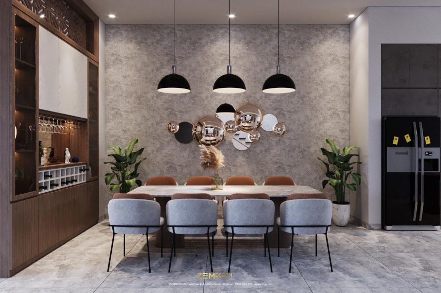 thiết kế nội thất phong cách tân cổ điển