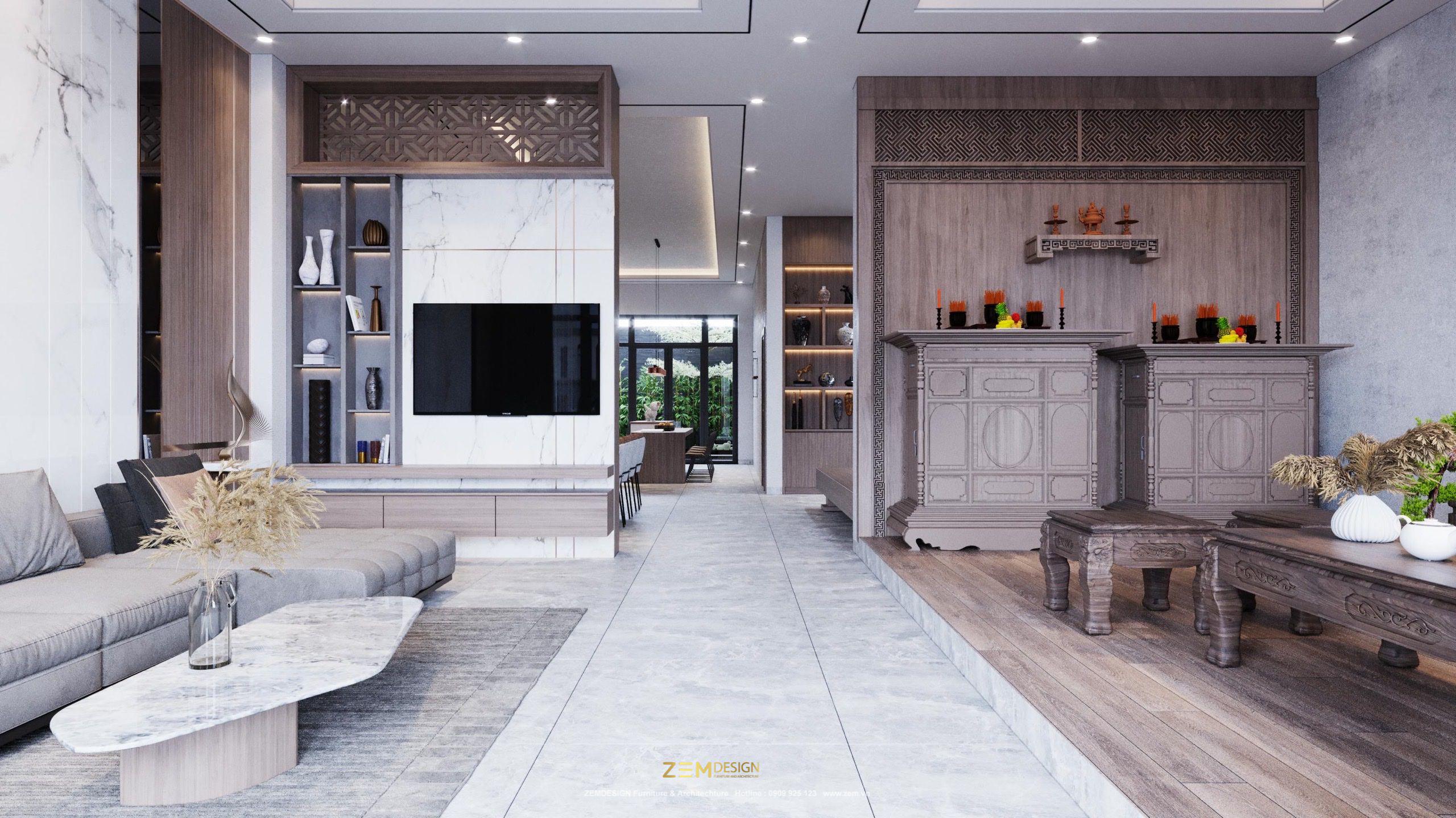 Thiết kế nội thất phong cách tân cổ điển