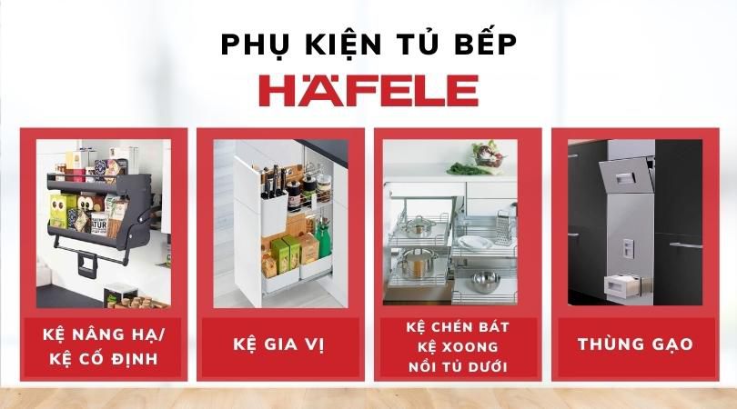 Nên dùng phụ kiện tủ bếp của hãng nào