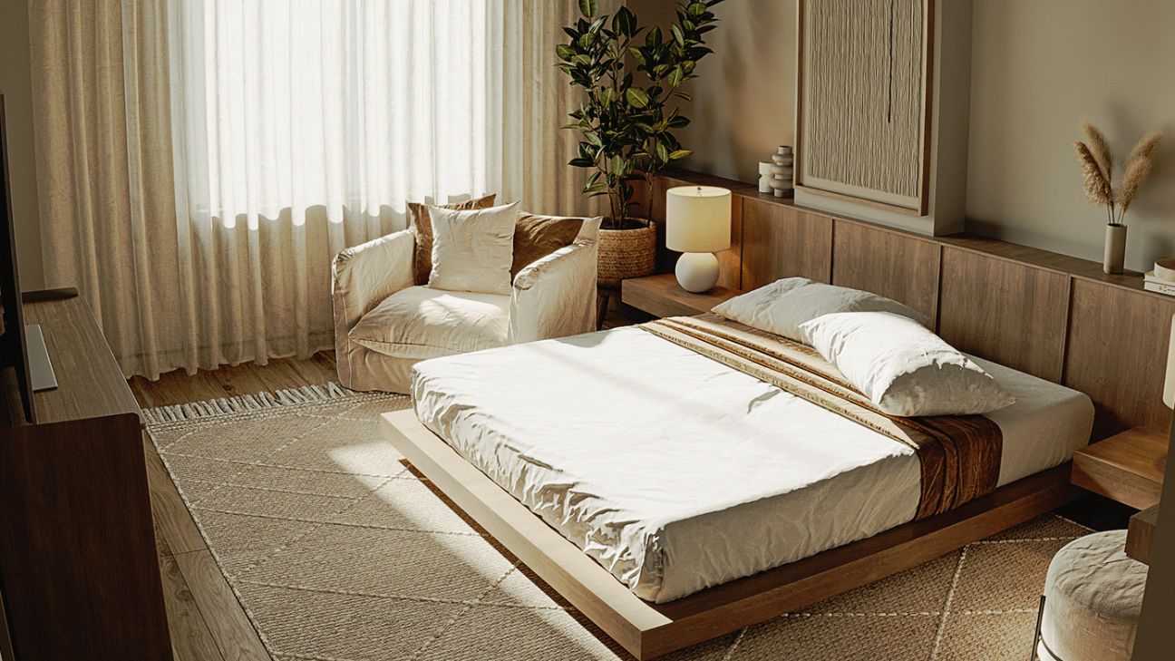 Thiết kế phòng ngủ 18m2 theo phong cách Bắc Âu Thiết kế phòng ngủ 18m2 theo phong cách Bắc Âu