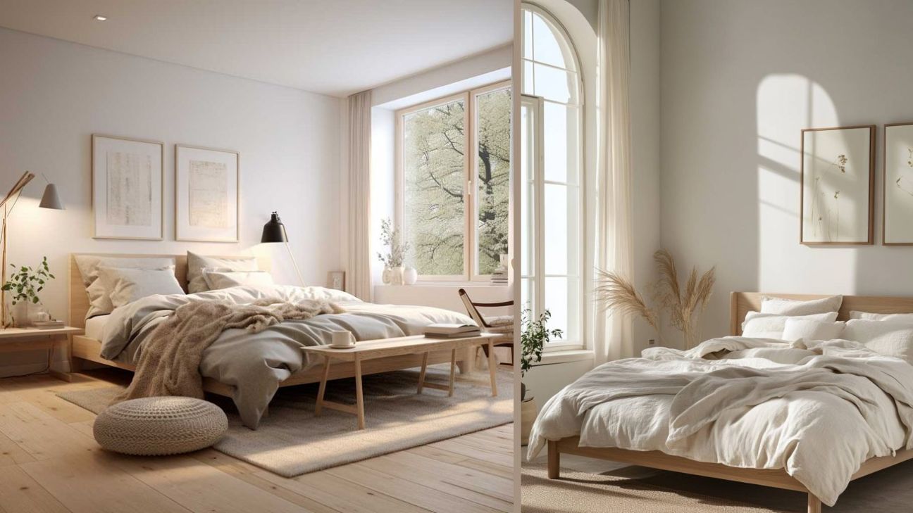 Phòng ngủ diện tích 12m2 phong cách Scandinavian