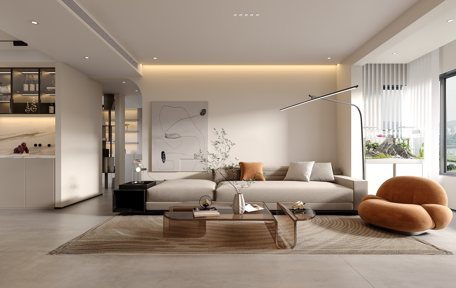 Thiết kế phòng khách cho nhà 6x13m Thiết kế phòng khách cho nhà 6x13m