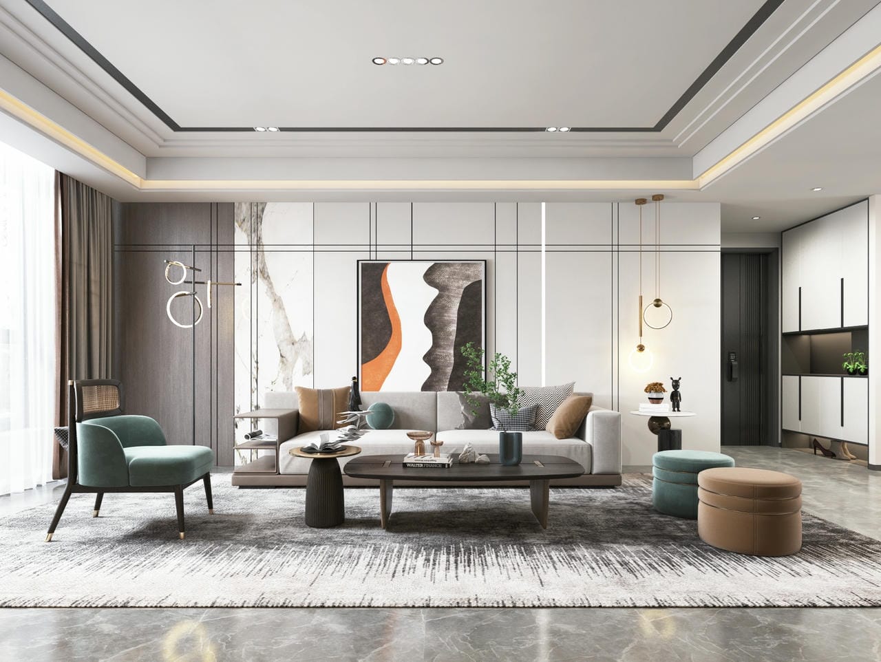 Mẫu thiết kế nội thất chung cư 80m2 đẹp Mẫu thiết kế nội thất chung cư 80m2 đẹp