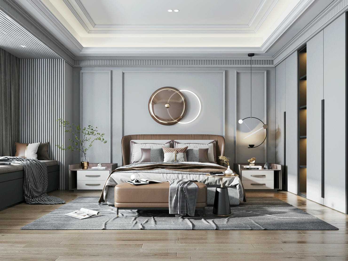 Phòng ngủ chung cư thiết kế hiện đại