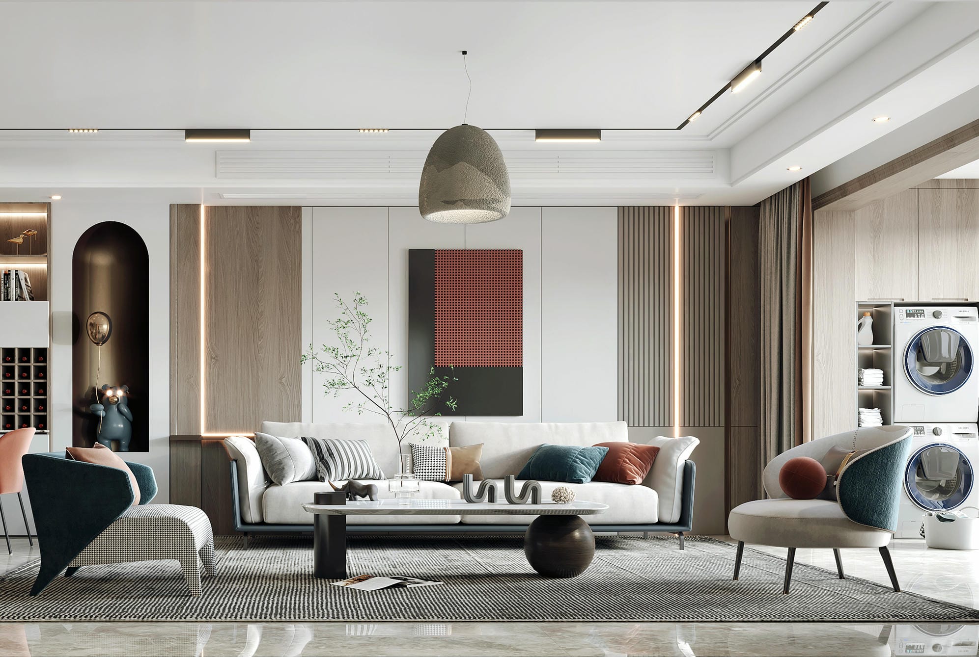Thiết kế nội thất căn hộ 80m2 Thiết kế nội thất căn hộ 80m2