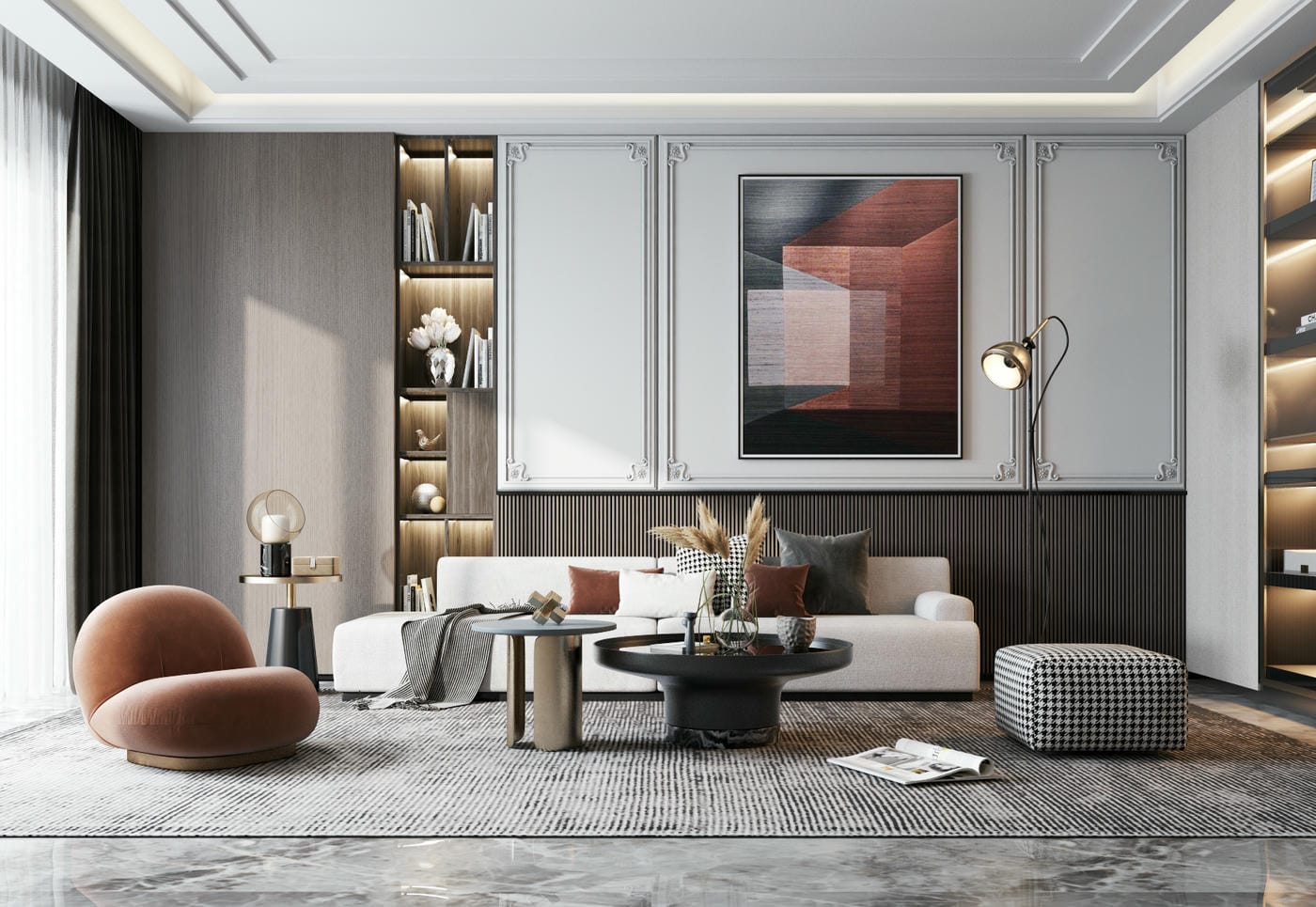 Thiết kế nội thất nhà chung cư 80m2 Thiết kế nội thất nhà chung cư 80m2