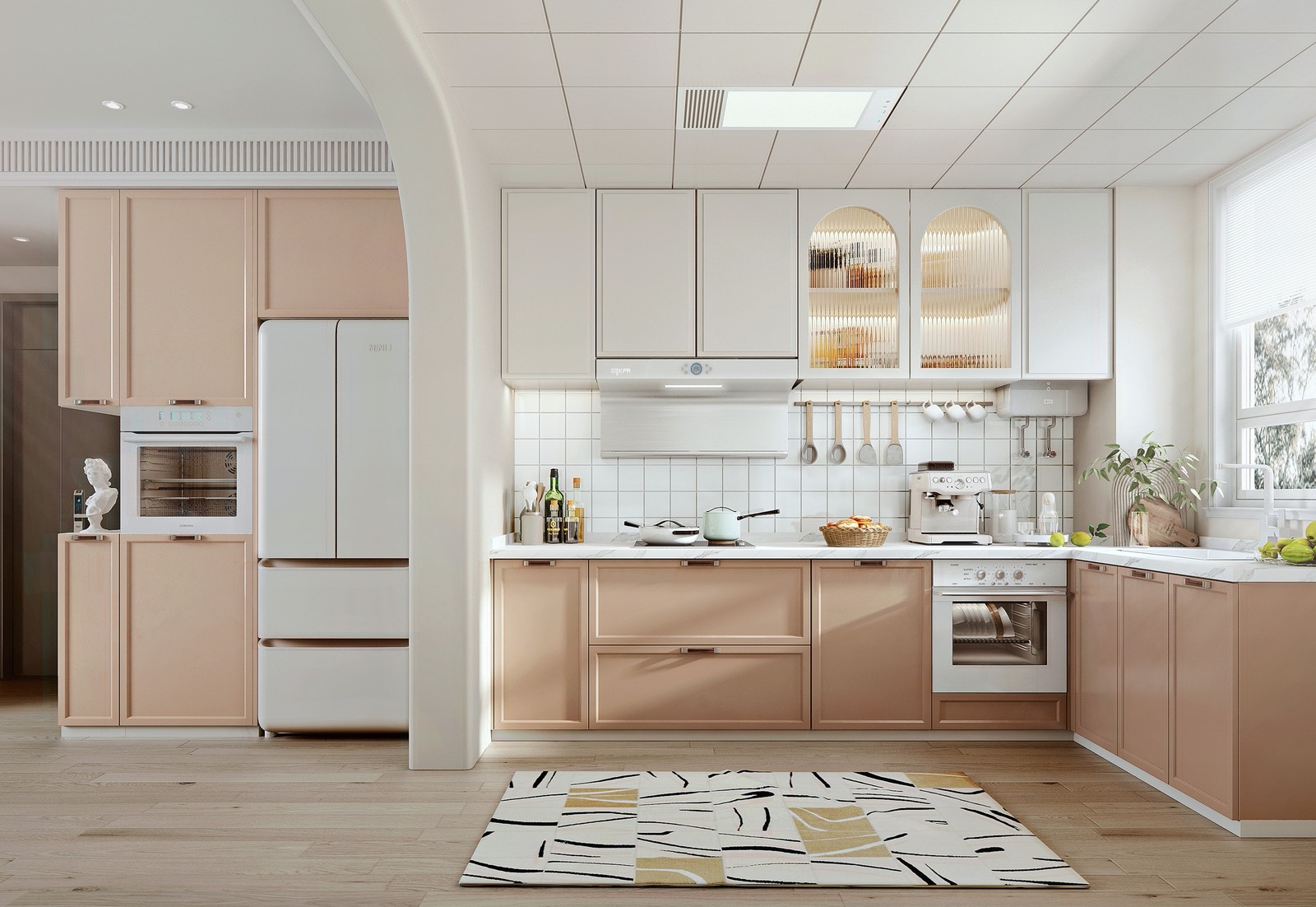 Thiết kế nội thất phòng bếp chung cư 90m2 Thiết kế nội thất phòng bếp chung cư 90m2