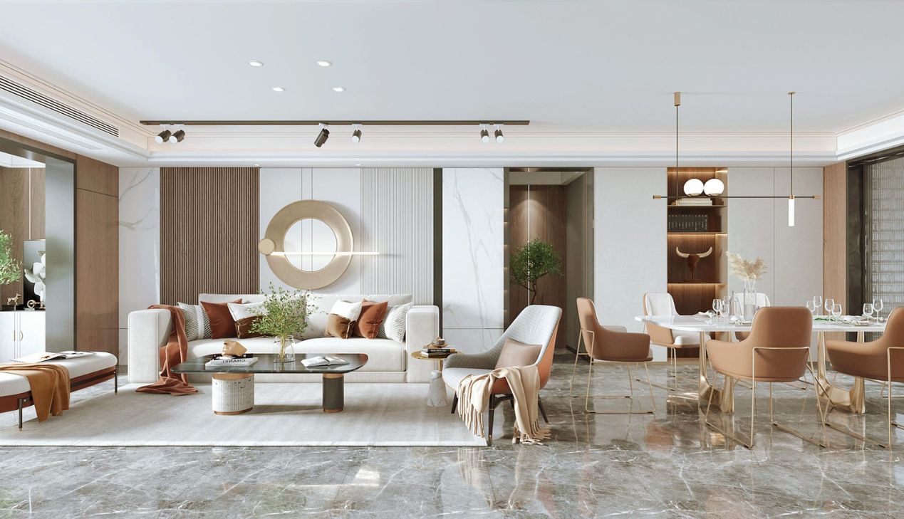 Nội thất hiện đại cho căn hộ liền bếp Nội thất hiện đại cho căn hộ liền bếp