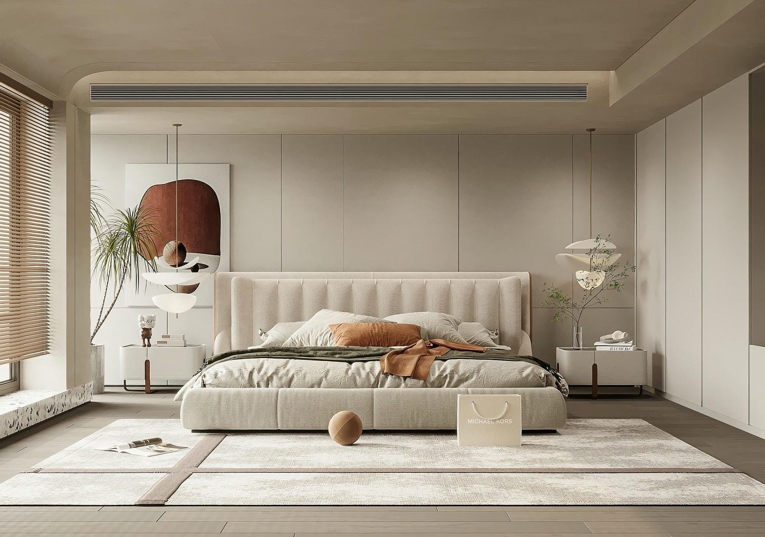 Mẫu nội thất phòng ngủ nhà 4 tầng