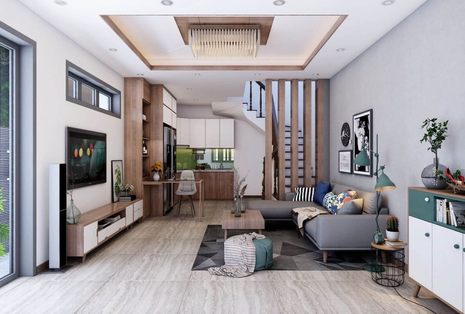 Mẫu thiết kế nhà 5m đẹp Mẫu thiết kế nhà 5m đẹp