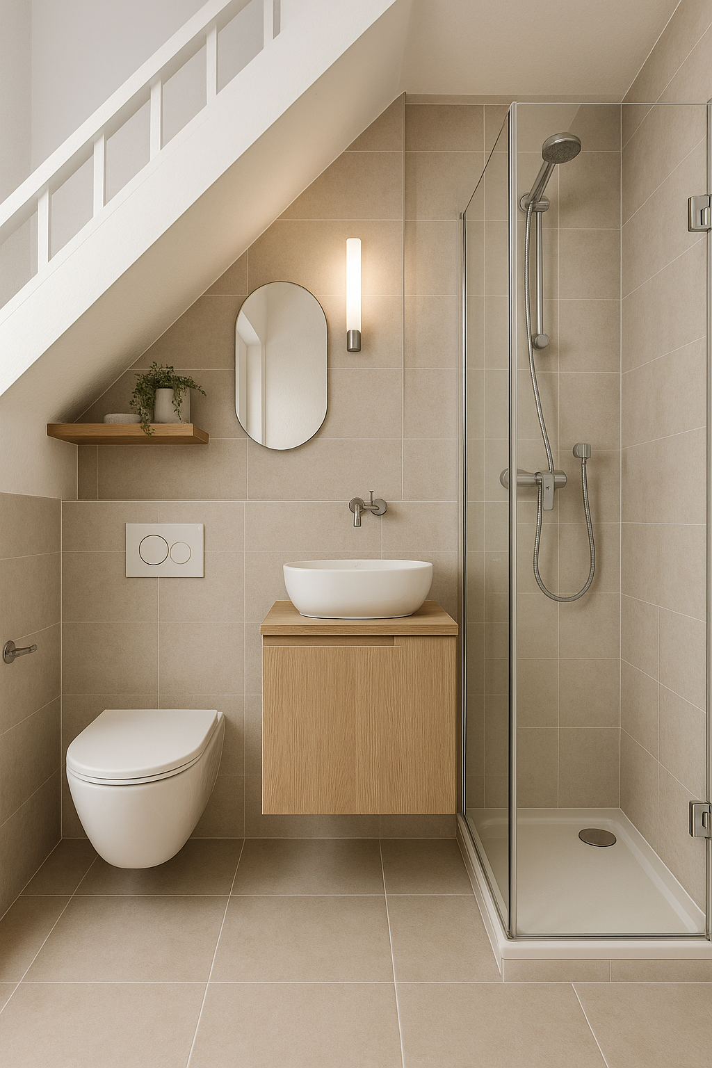 Mẫu toilet dưới cầu thang đơn giản đẹp Mẫu toilet dưới cầu thang đơn giản đẹp