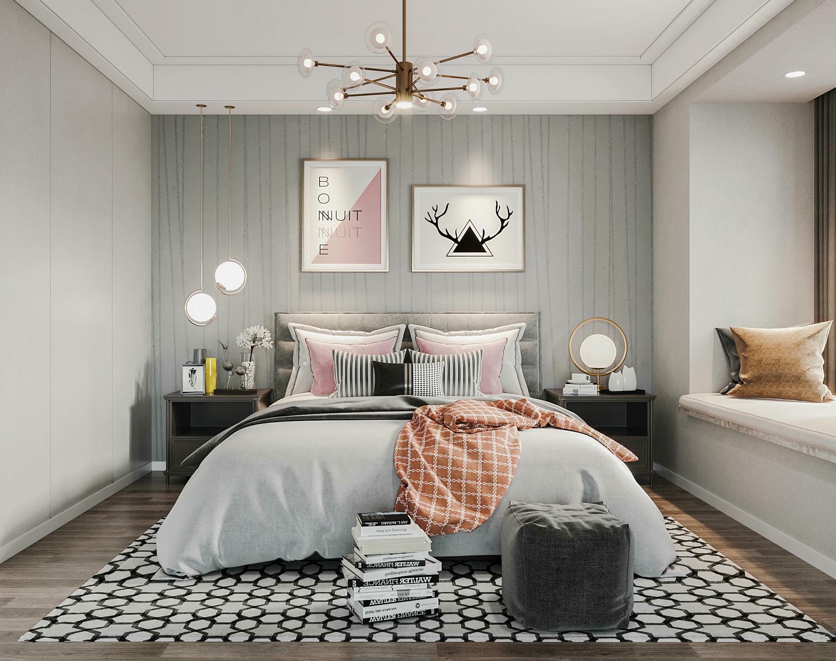 Bố trí phòng ngủ 20m2 Bố trí phòng ngủ 20m2