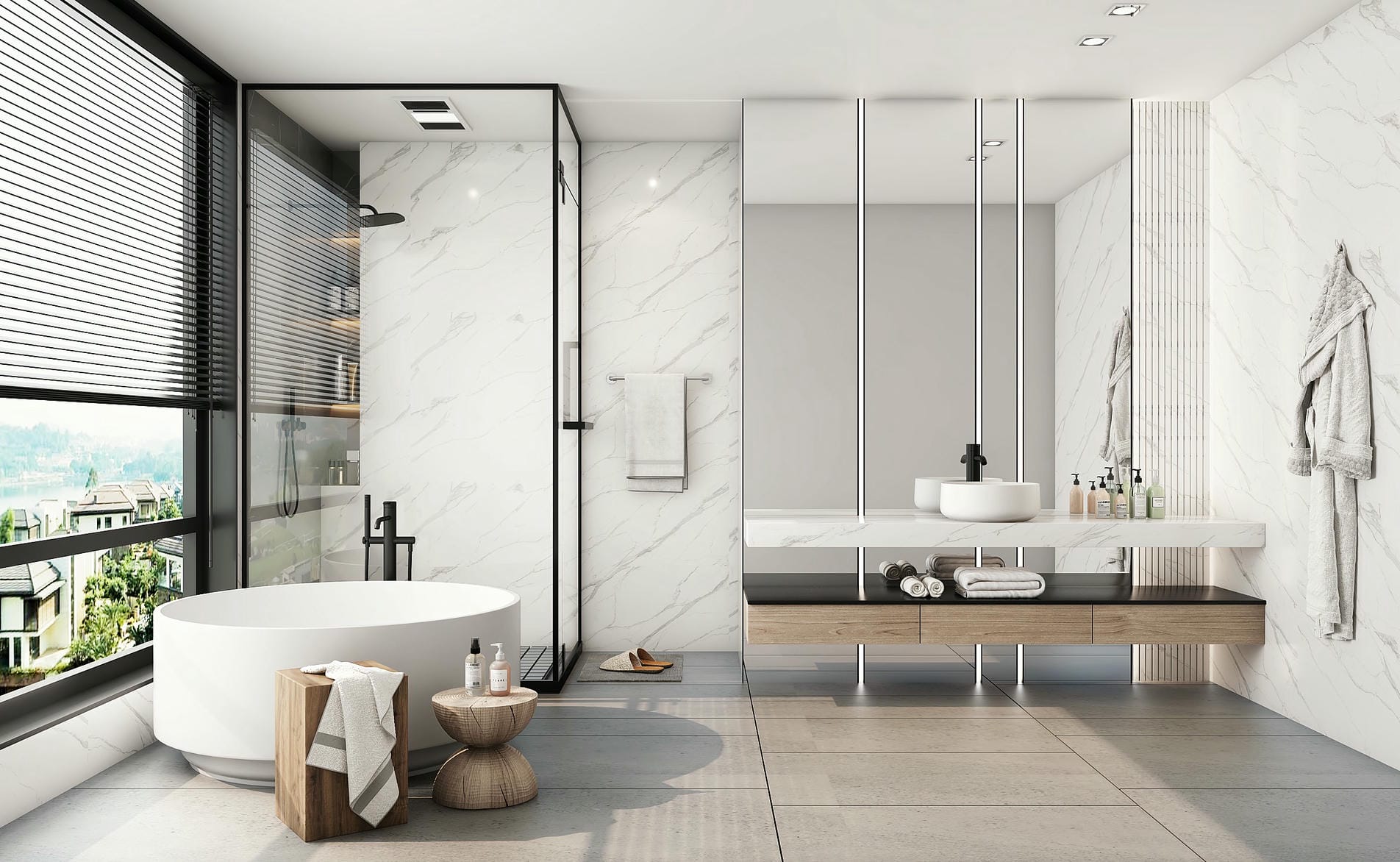 Thiết kế lát gạch cho phong cách Minimalist