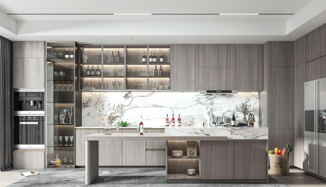 Bếp 20m2 phù hợp cho nhà ống Bếp 20m2 phù hợp cho nhà ống