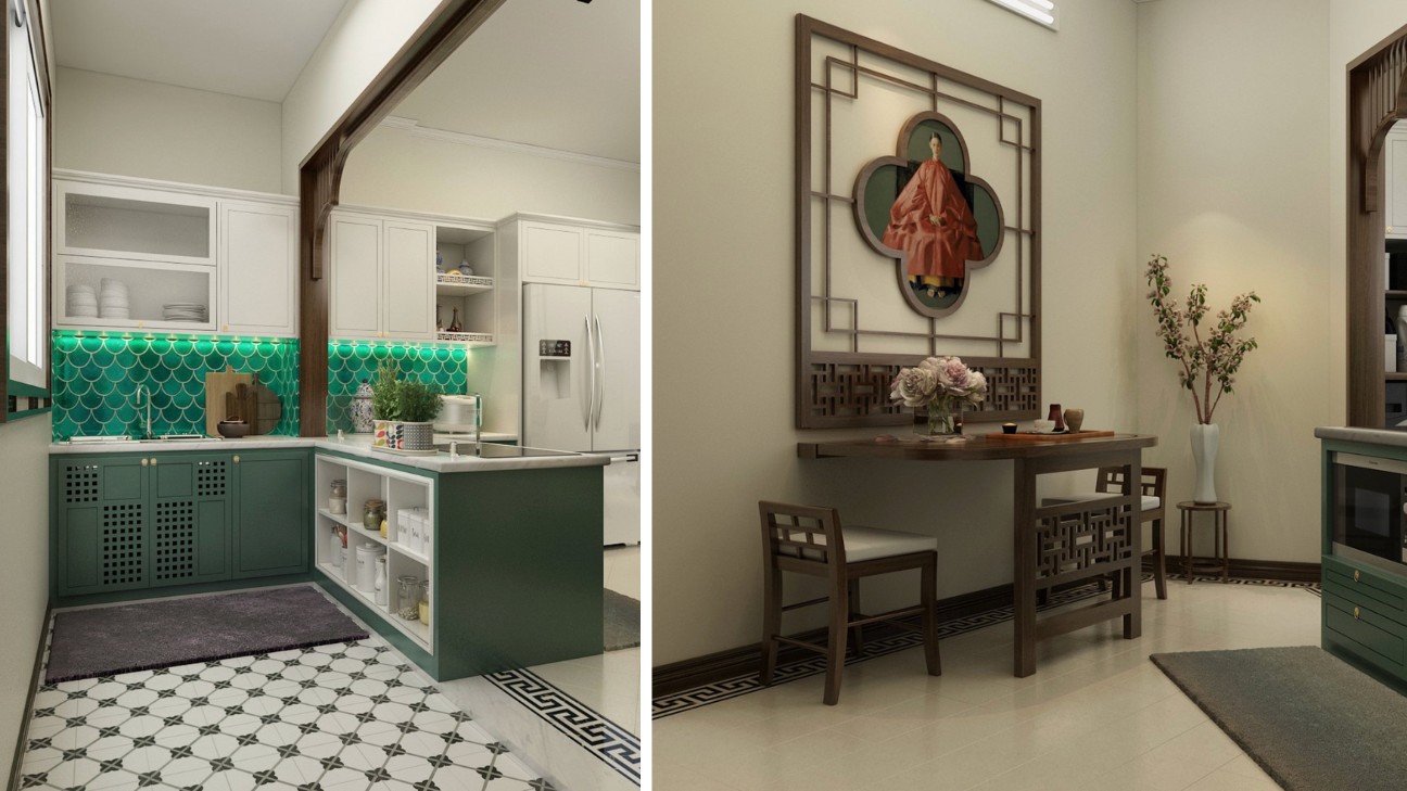 Bếp Indochine nhỏ nhưng đầy chất nghệ