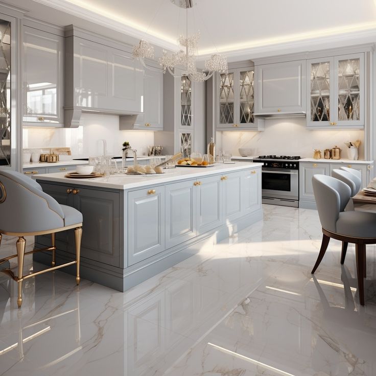 Bếp tân cổ điển đẹp