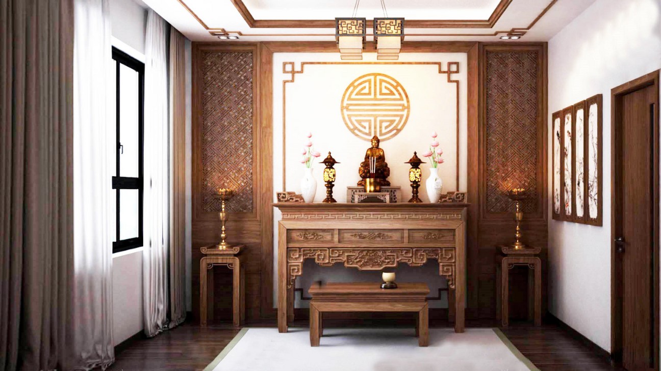 Cách Bố Trí Bàn Thờ Ở Phòng Khách Nhà Ống Chuẩn Phong Thủy