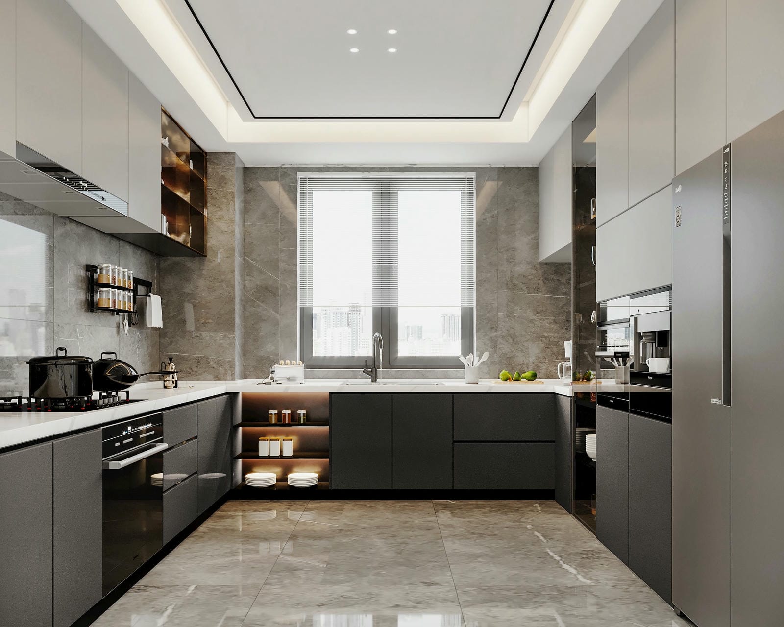 Cách bố trí bếp 12m2 Cách bố trí bếp 12m2