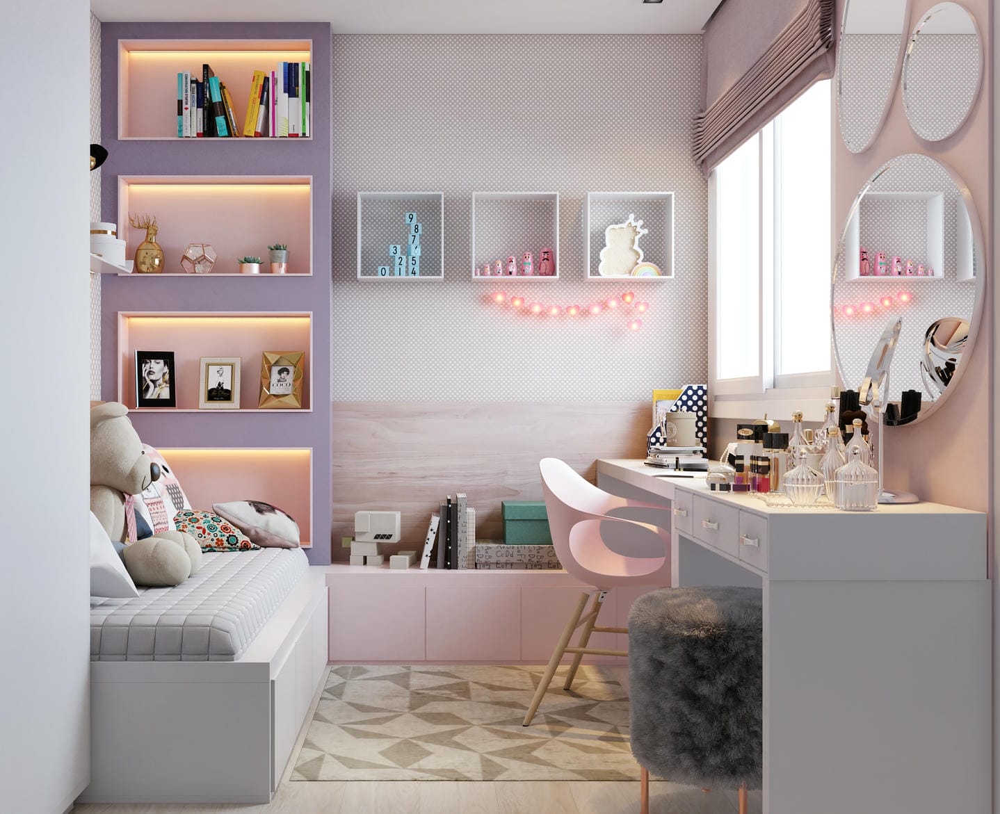 Cách Trang Trí Phòng Ngủ 15m2 Cho Bé Gái Cách Trang Trí Phòng Ngủ 15m2 Cho Bé Gái