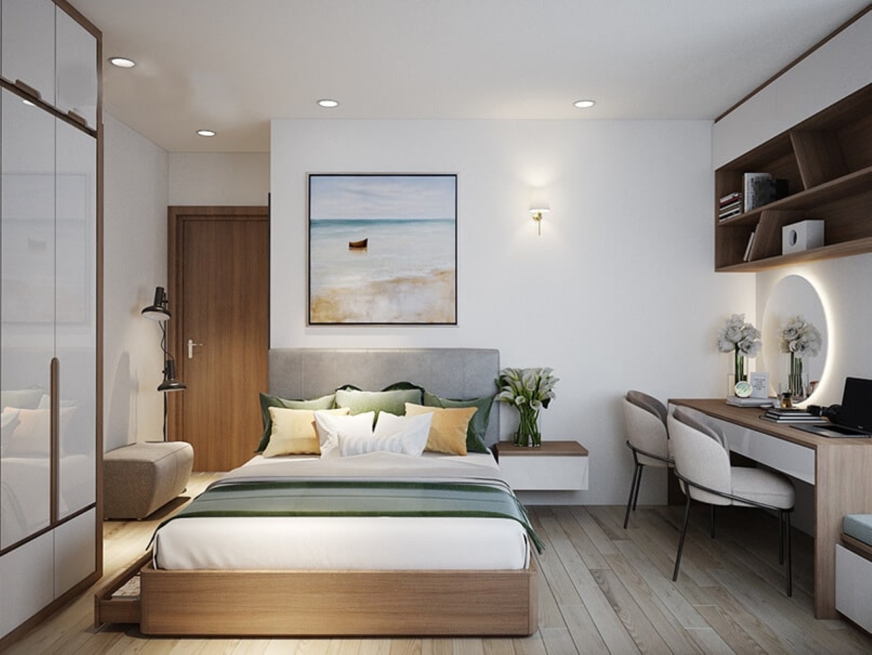 Mẫu thiết kế phòng ngủ nhà 25m2 Mẫu thiết kế phòng ngủ nhà 25m2