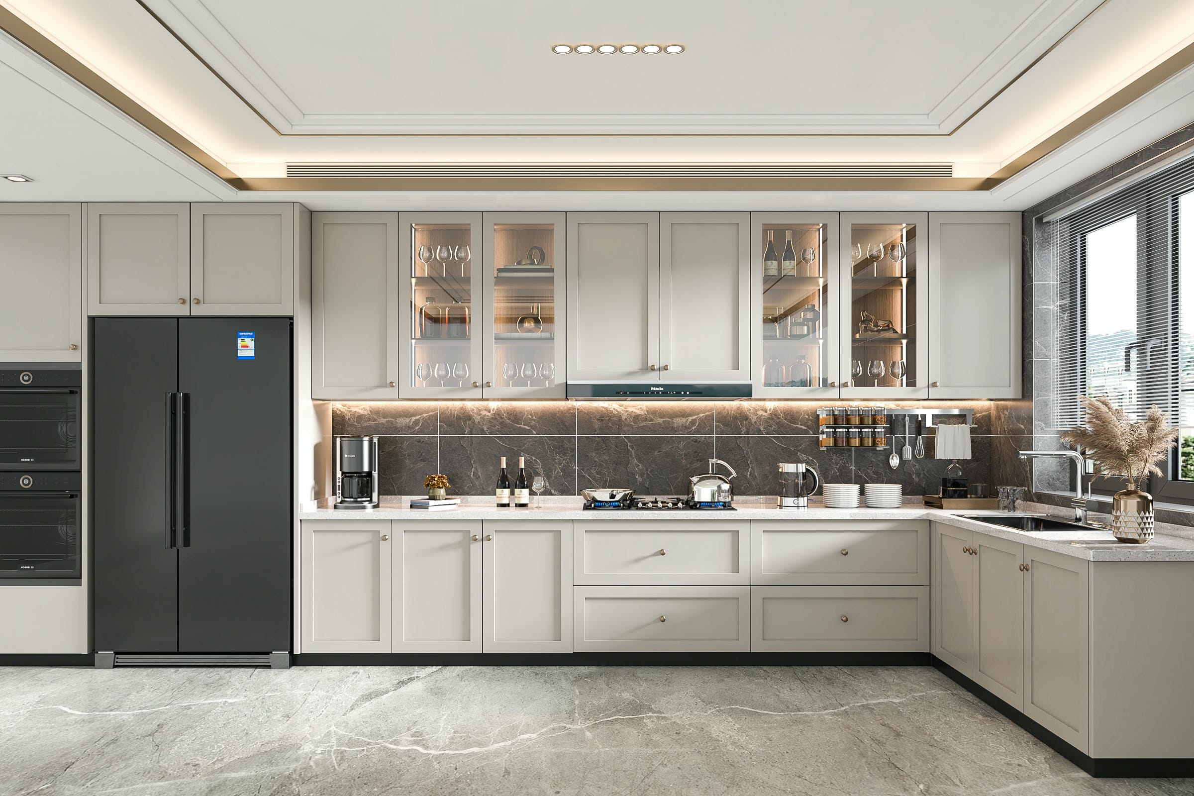 Phong cách bếp tân cổ điển