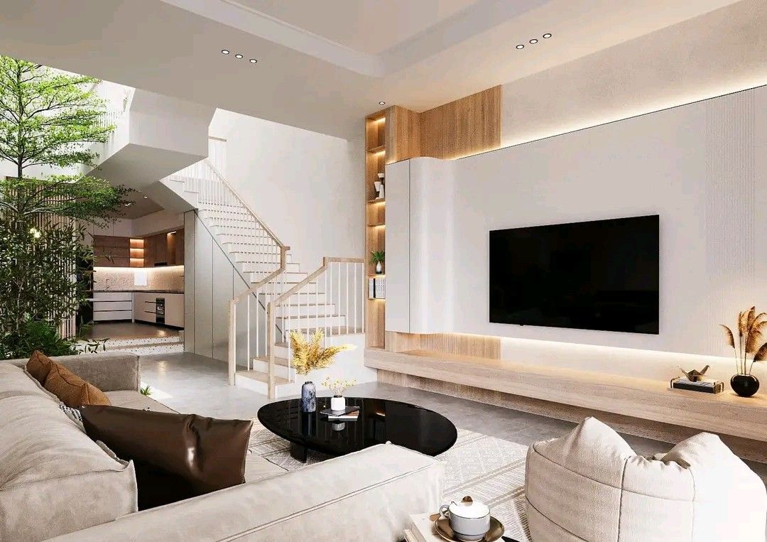 Phòng khách liền bếp 30m2 nhà cấp 4 Phòng khách liền bếp 30m2 nhà cấp 4