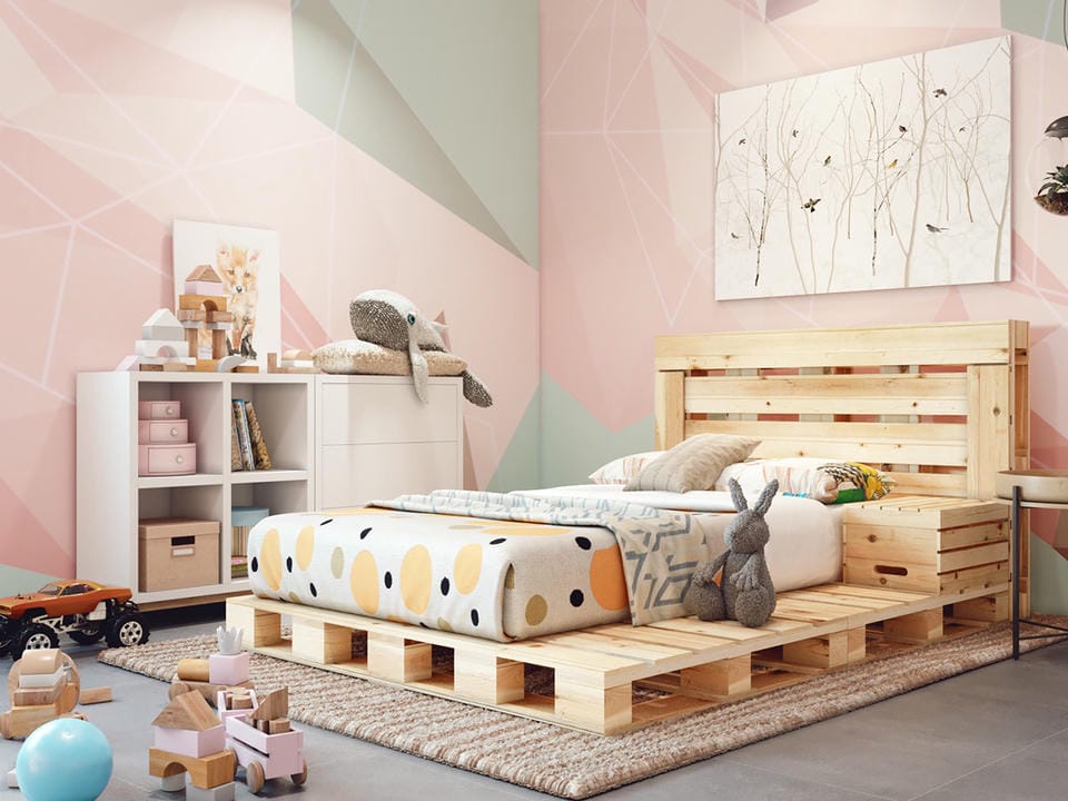 Phòng Ngủ Bé Gái 15m2 Phòng Ngủ Bé Gái 15m2