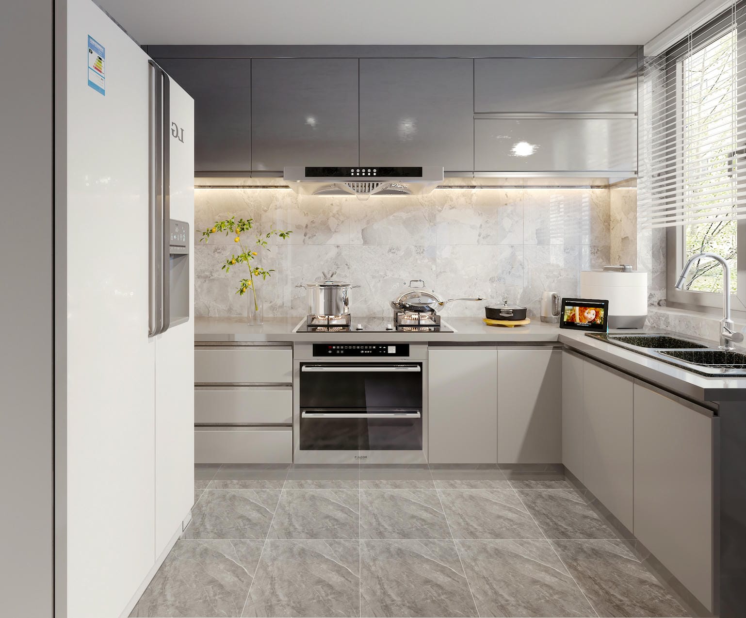 Thiết kế ánh sáng cho bếp nhỏ Thiết kế ánh sáng cho bếp nhỏ