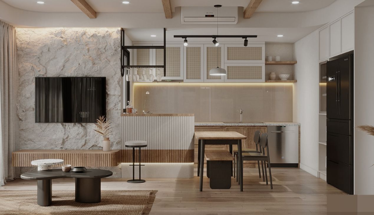 Thiết kế phòng bếp nhỏ gọn Thiết kế phòng bếp nhỏ gọn