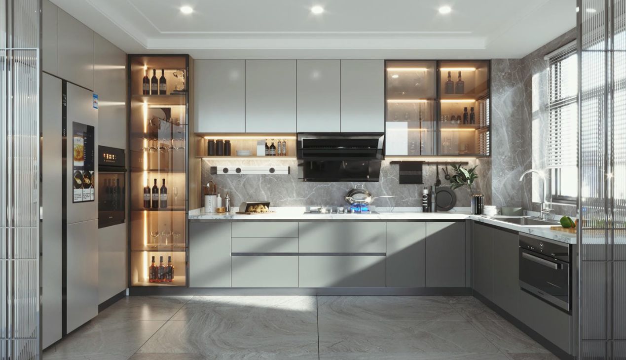 Thiết kế nội thất bếp chung cư Thiết kế nội thất bếp chung cư