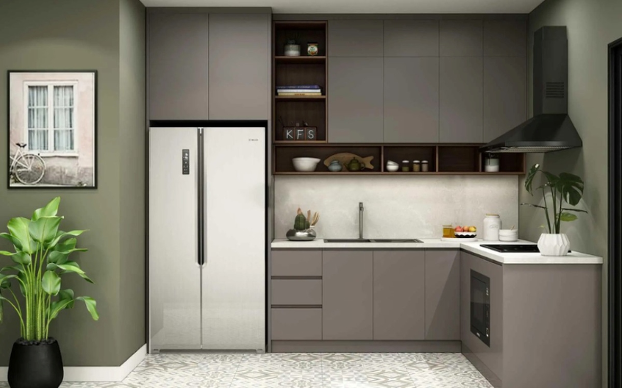 Thiết kế nội thất phòng bếp nhà 25m2 Thiết kế nội thất phòng bếp nhà 25m2