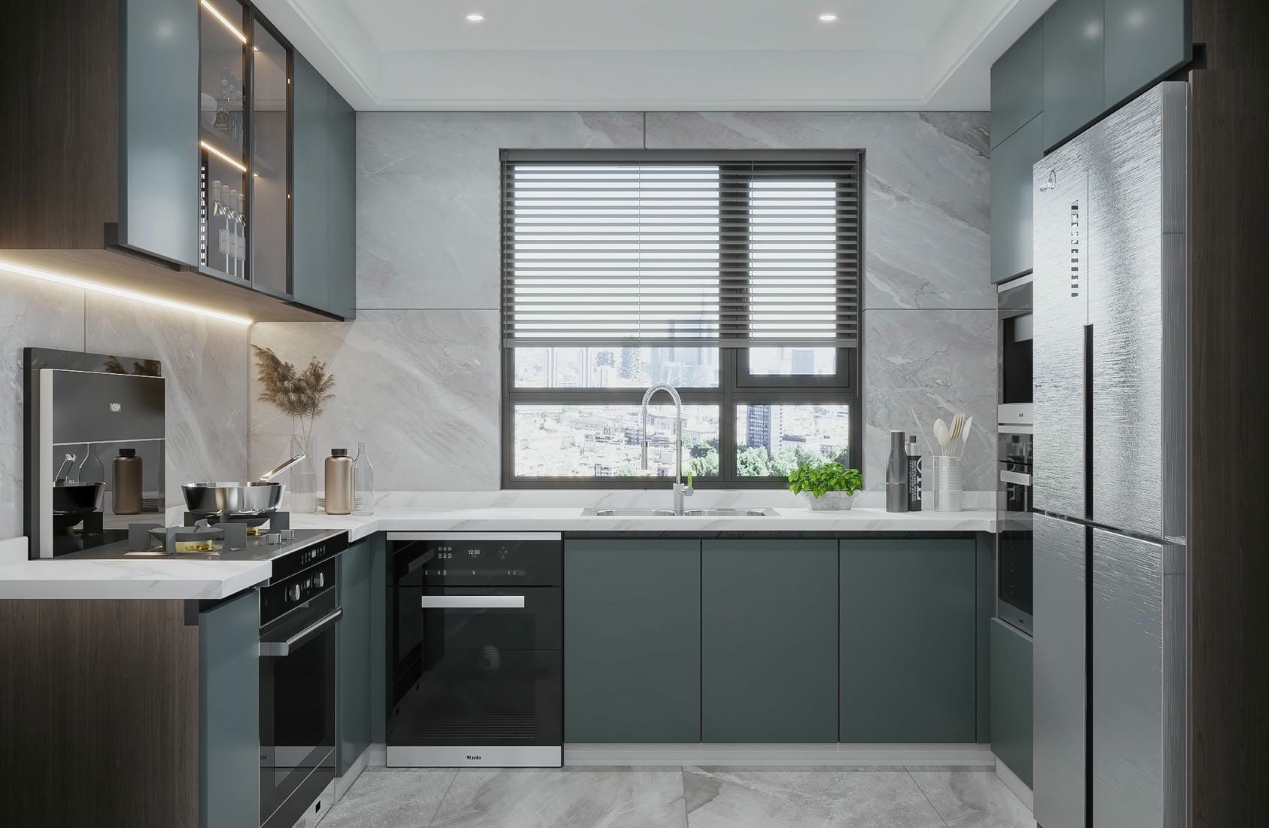 Thiết kế phòng bếp cho nhà 30m2