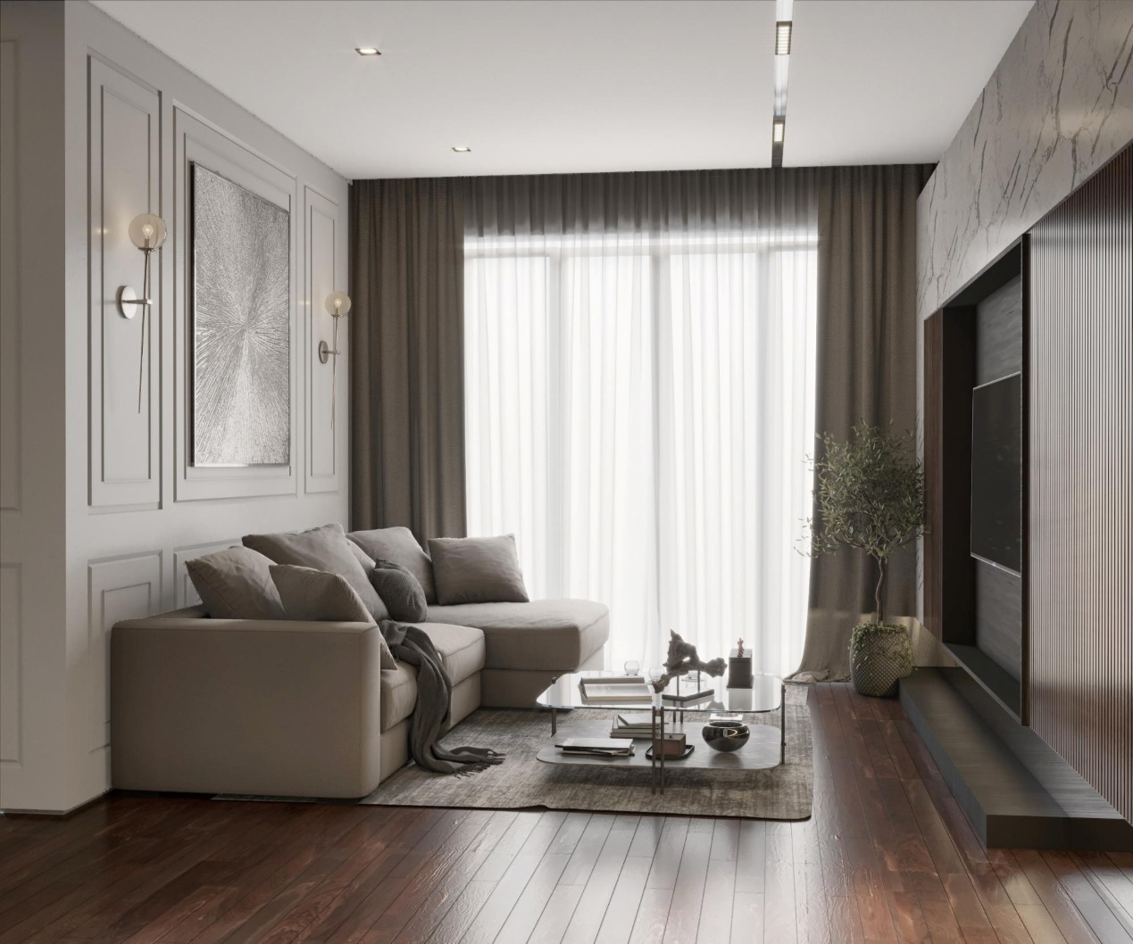 Thiết kế phòng khách nhà 25m2 Thiết kế phòng khách nhà 25m2