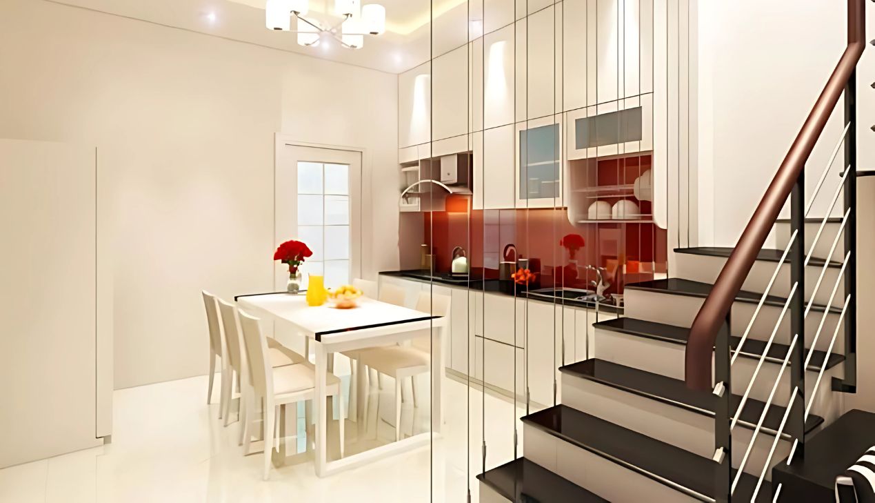 Thiết kế phòng khách và bếp tầng lửng Thiết kế phòng khách và bếp tầng lửng