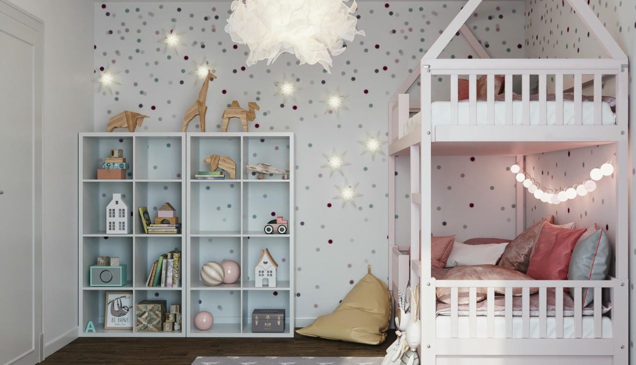 Thiết Kế Phòng Ngủ Đôi Cho Bé Trai Và Bé Gái
