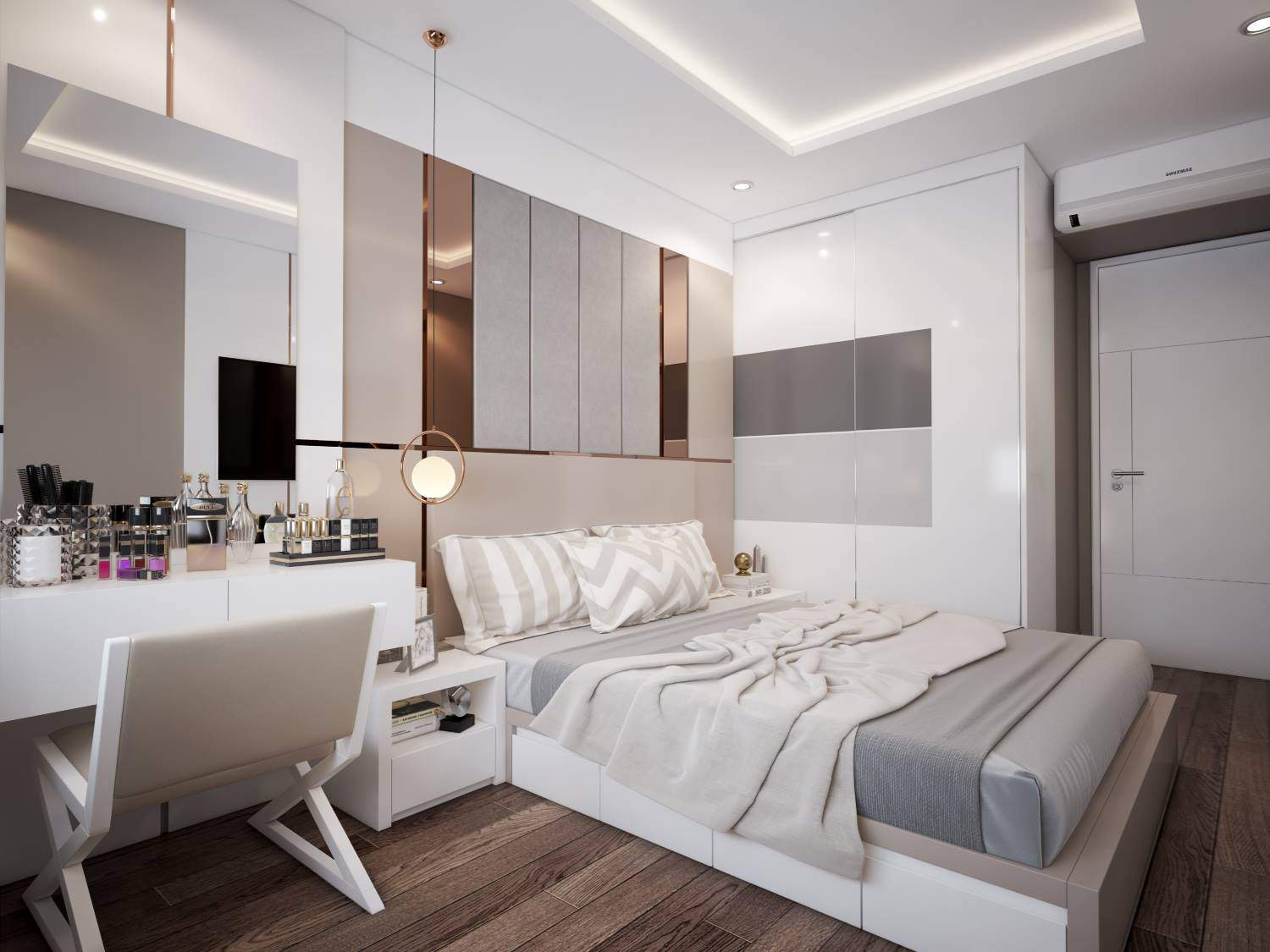 Thiết kế phòng ngủ không có cửa số như thế nào thì hợp lý Thiết kế phòng ngủ không có cửa số như thế nào thì hợp lý