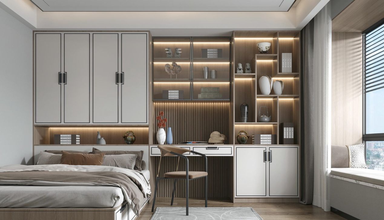 Thiết kế phòng ngủ làm việc Thiết kế phòng ngủ làm việc
