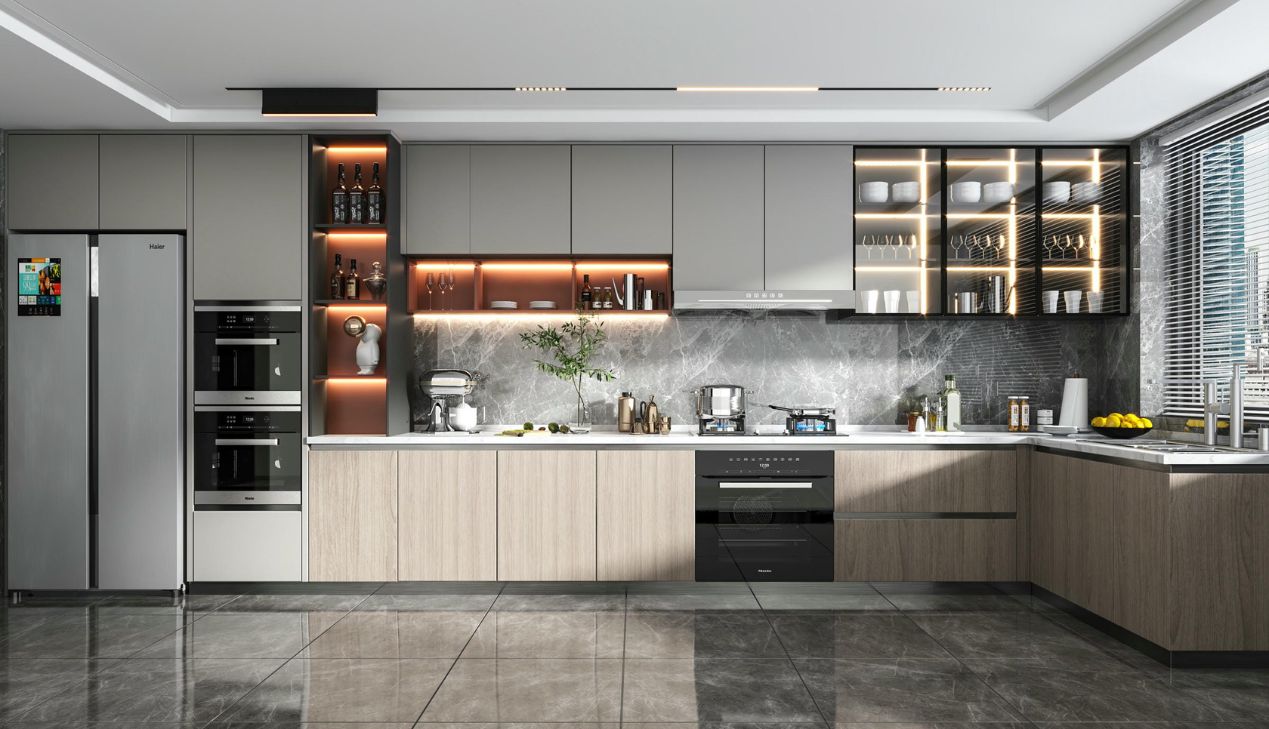 Thiết kế tủ bếp chung cư Thiết kế tủ bếp chung cư