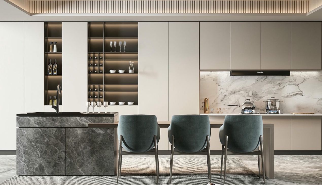 Trang trí bếp 20m2 Trang trí bếp 20m2