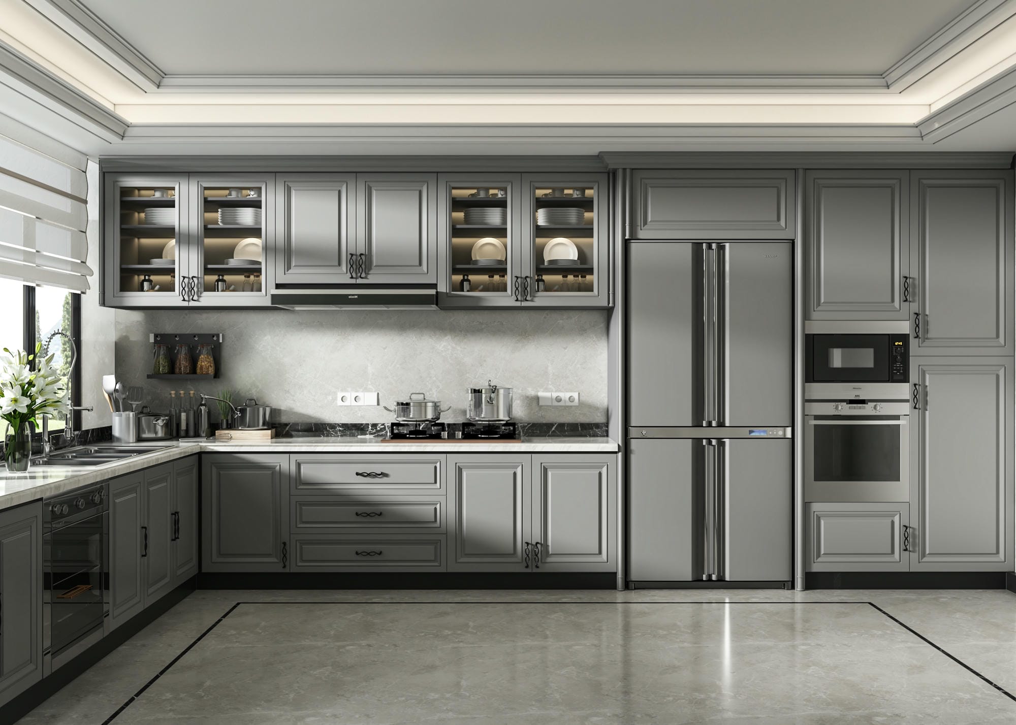 Xu hướng thiết kế bếp tân cổ điển