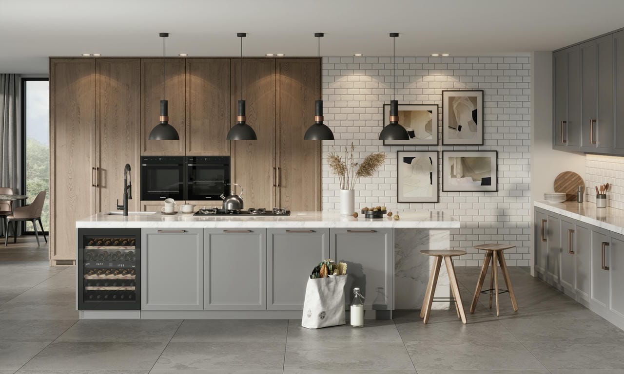 Bàn đảo bếp có bếp nấu