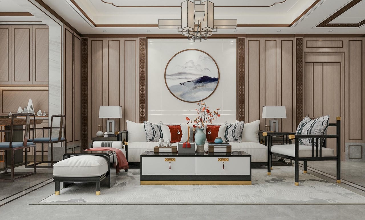 Gợi ý mẫu phòng khách sử dụng gỗ MDF Vanachai Gợi ý mẫu phòng khách sử dụng gỗ MDF Vanachai