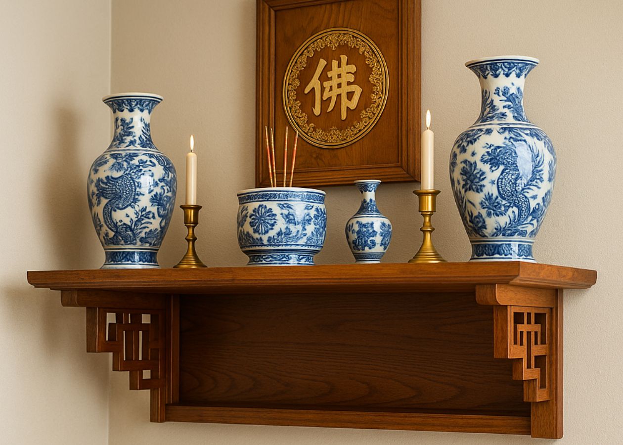 Mẫu kích thước chuẩn bàn thờ treo tường