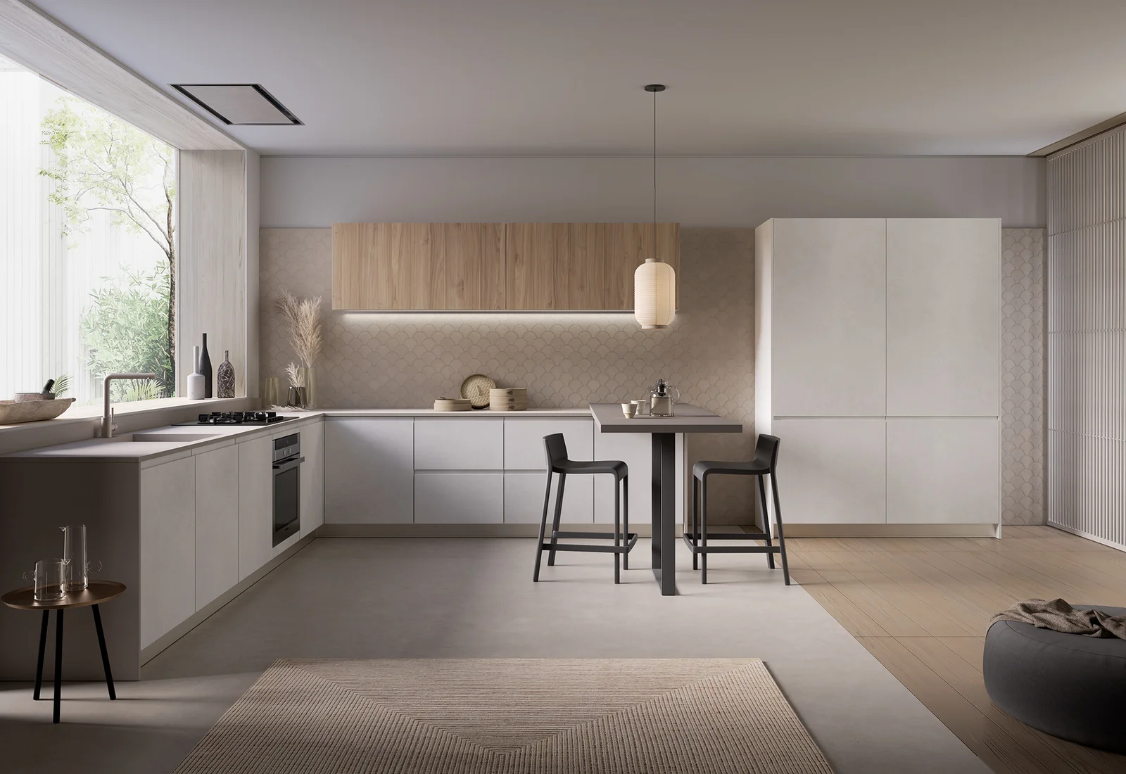 Ứng dụng gỗ MDF phủ laminate trong thiết kế nội thất tủ bếp Ứng dụng gỗ MDF phủ laminate trong thiết kế nội thất tủ bếp