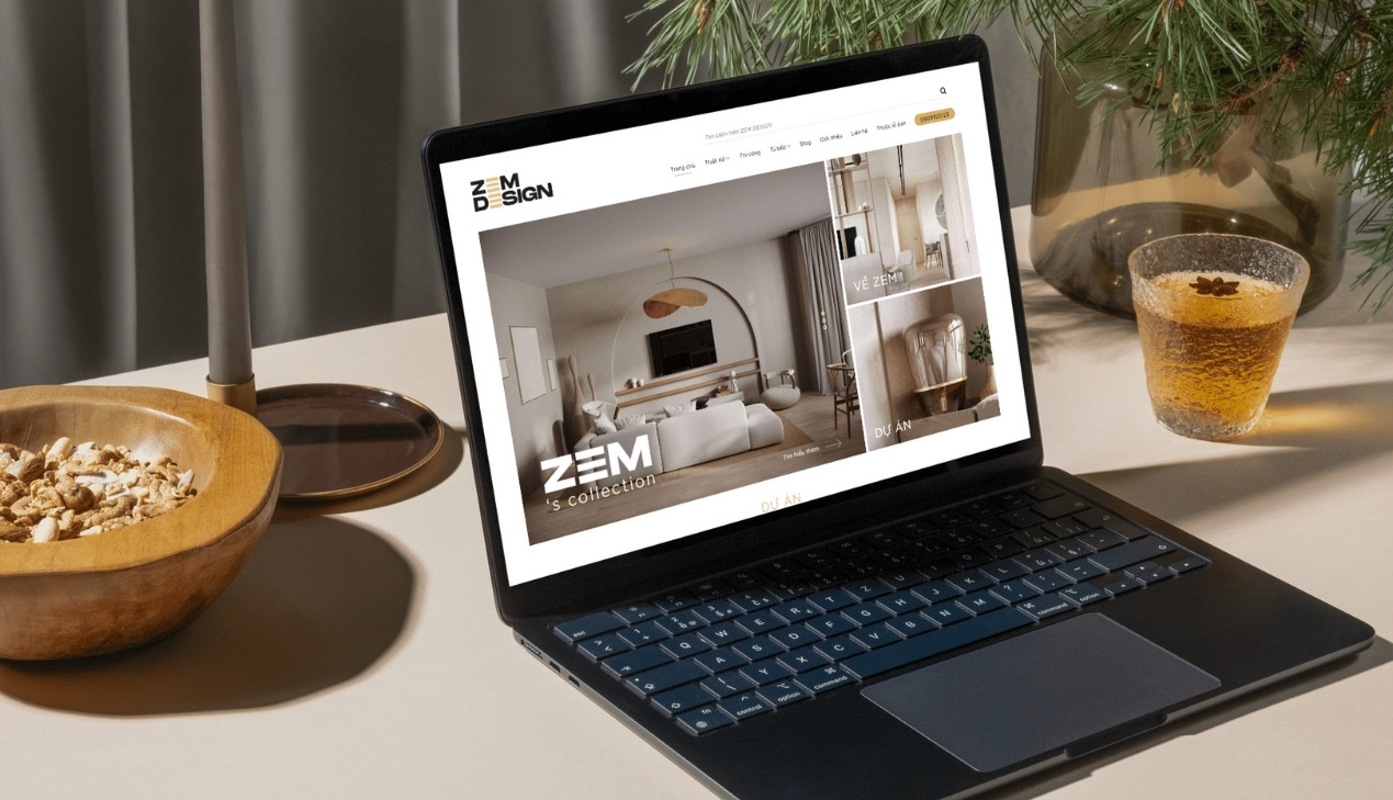 Web thiết kế nội thất