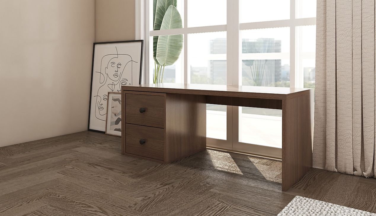 Bàn làm việc sử dụng gỗ MFC An Cường