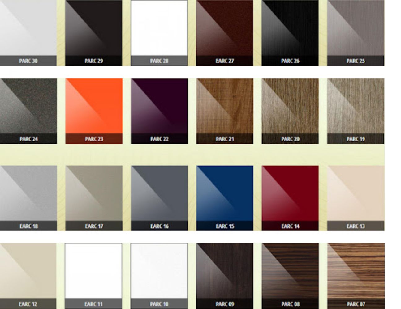 Bảng màu acrylic bóng đẹp